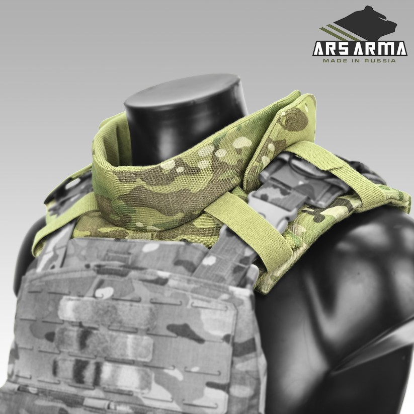 Защита шеи А-21 Горжет (Ars Arma) + баллистические пакеты Бр1/с2