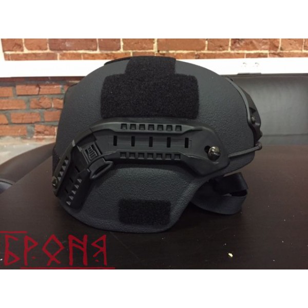 Баллистический шлем ВИКИНГ Бр1+ (Черный)